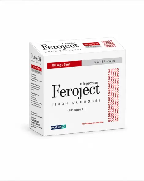Feroject 100mg/5ml Injection