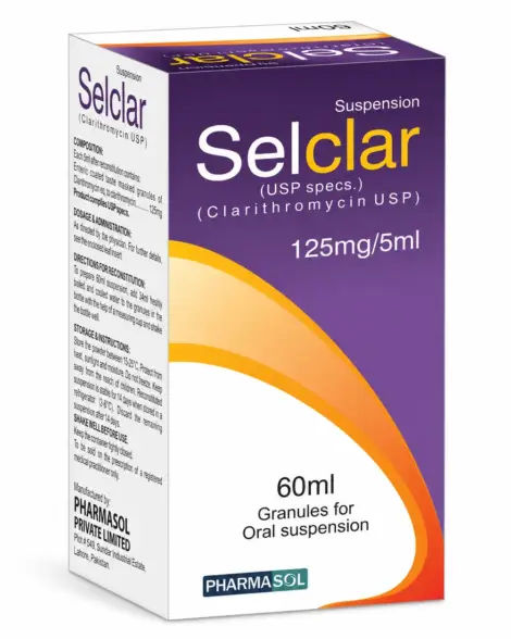 Selclar Suspension 125mg/5ml