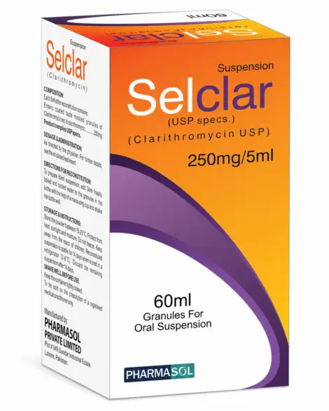 Selclar Suspension 250mg/5ml