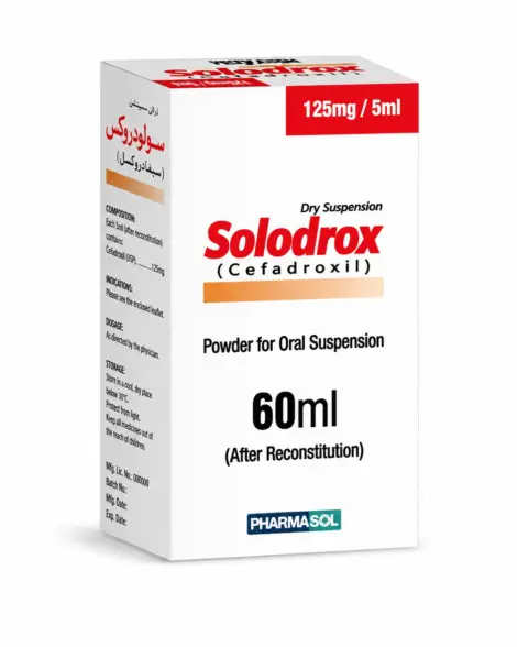 Solodrox Dry Suspension 125mg/5ml
