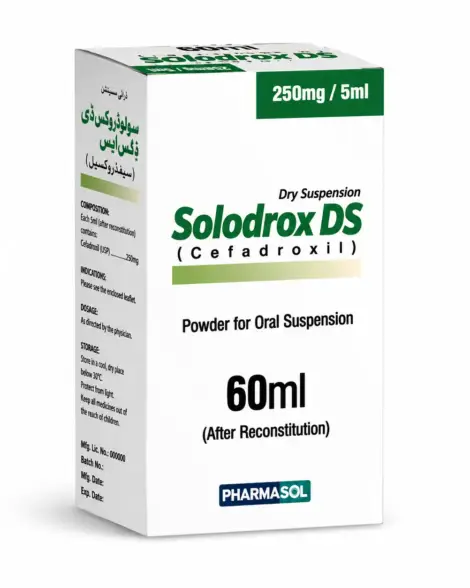 Solodrox DS Dry Suspension 250mg/5ml