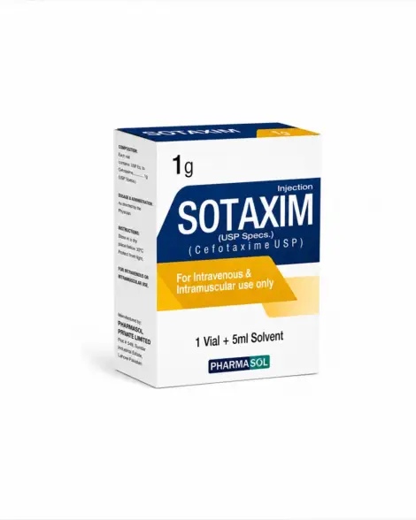 Sotaxim Dry Powder Injection 1gm