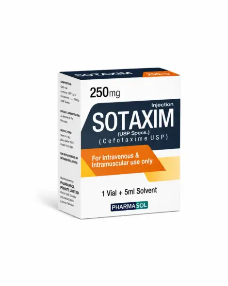 Sotaxim Dry Powder Injection 250mg