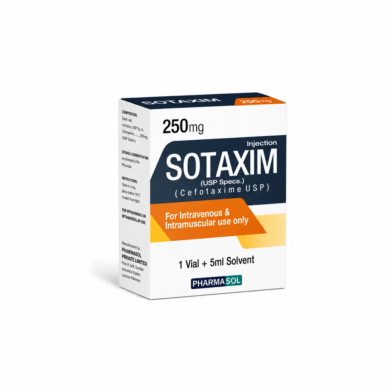 Sotaxim Dry Powder Injection 250mg