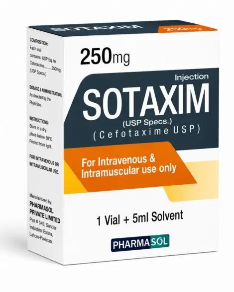 Sotaxim Dry Powder Injection 250mg