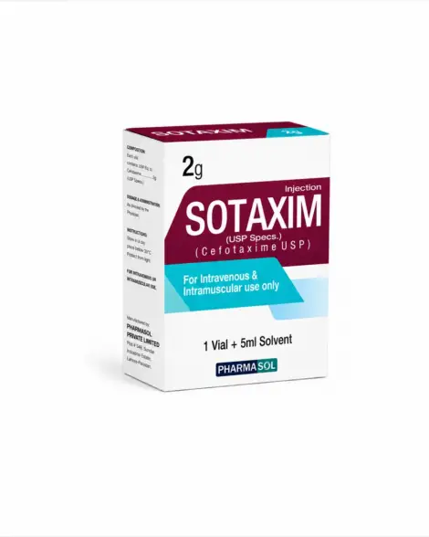 Sotaxim Dry Powder Injection 2gm