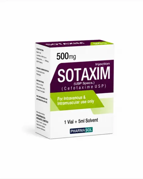 Sotaxim Dry Powder Injection 500mg