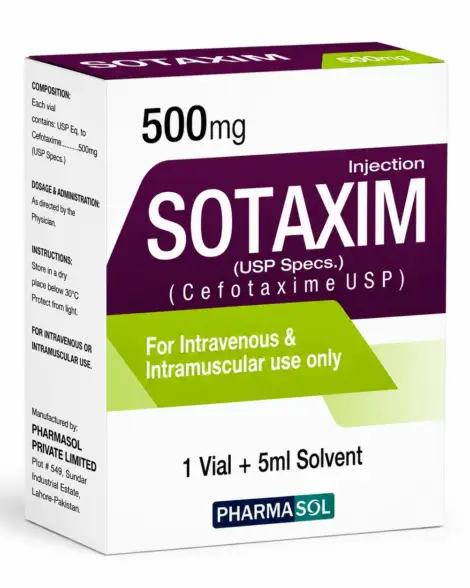 Sotaxim Dry Powder Injection 500mg