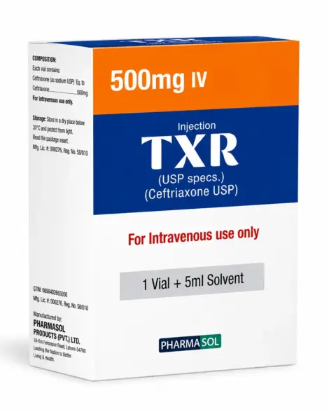 TXR Dry Powder Injection 500mg (IV)