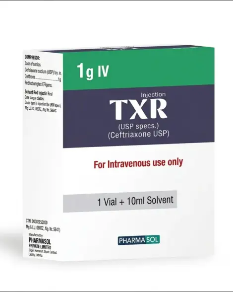 TXR Dry Powder Injection 1g (IV)
