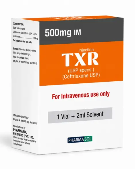 TXR Dry Powder Injection 500mg (IM)
