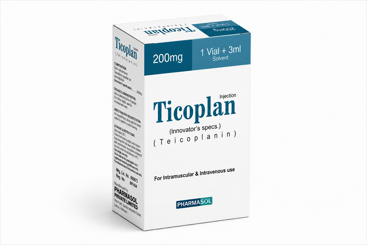 Ticoplan Injection 200mg